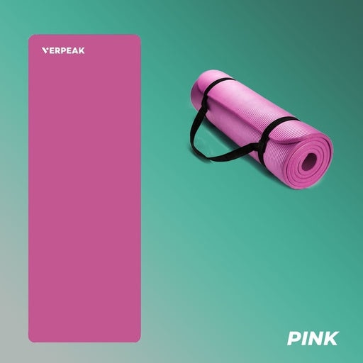 NBR Yoga Mat 1.5CM (Pink) Sports & Fitness Fast shipping On sale