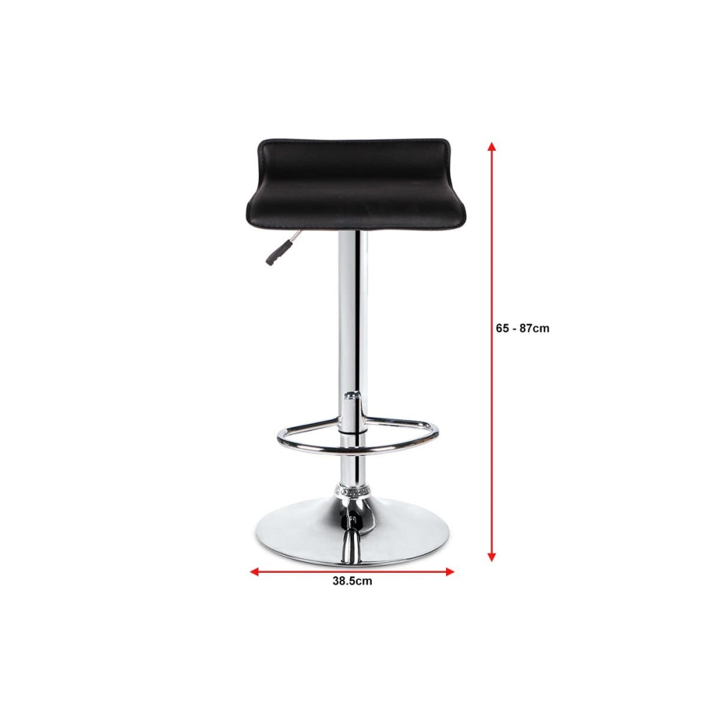 NEW Kitchen Counter Bar Stool 2 Pack Flat Top Black 38.5cm Indoor Furniture Fast shipping On sale