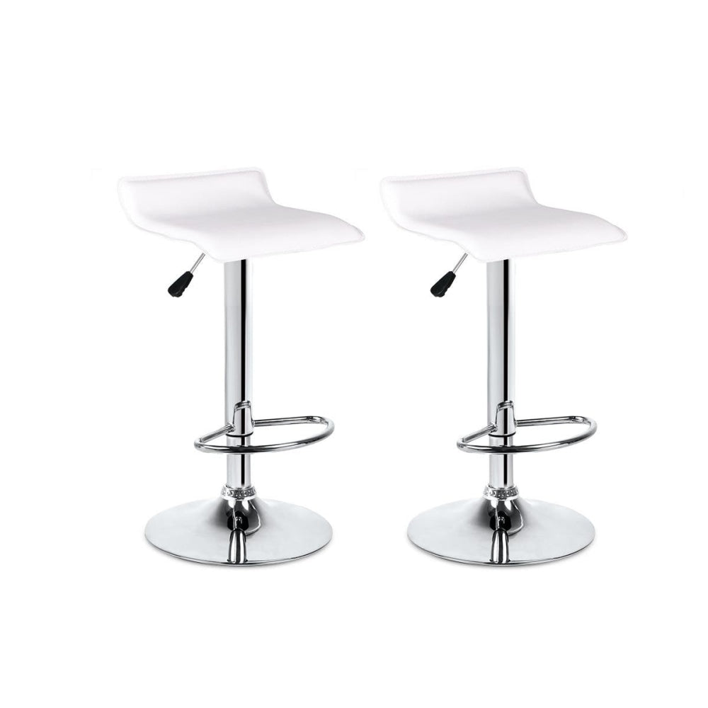 NEW Kitchen Counter Bar Stool 2 Pack Flat Top White 38.5cm Indoor Furniture Fast shipping On sale