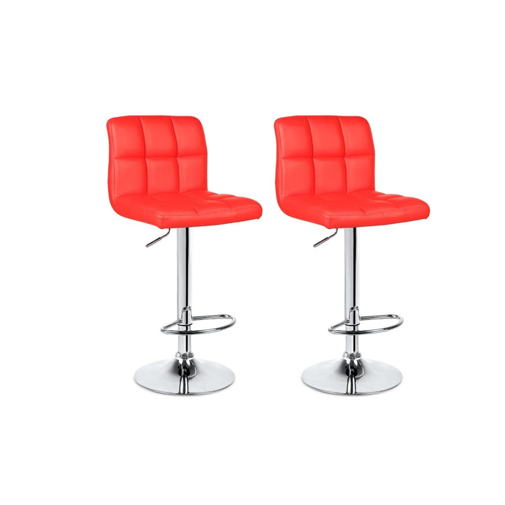 NEW Kitchen Counter Bar Stool 2 Pack L Shape Red 38.5cm Indoor Furniture Fast shipping On sale