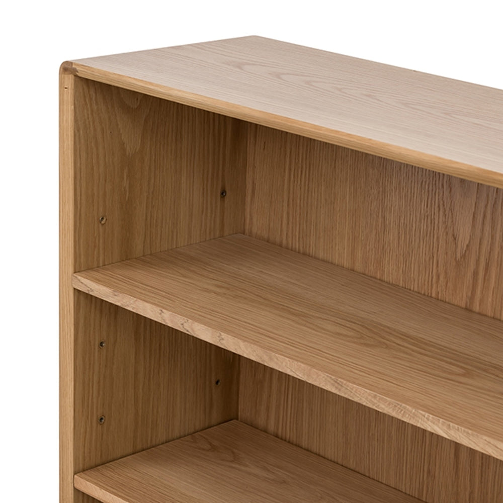 Niche 3-Tier Display Bookcase Wooden Storage Shelves - Natural Fast shipping On sale