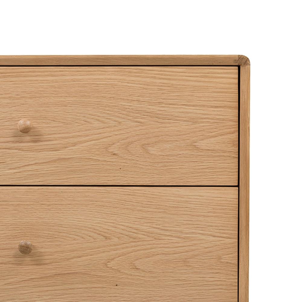 Niche Bedroom Chest of 3 Drawers Wooden Storage Cabinet - Natural Fast shipping On sale