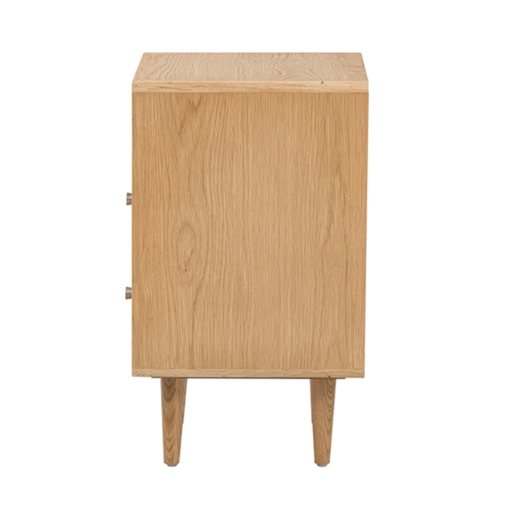 Niche Nightstand Bedside Table Wooden Storage Cabinet - Natural Fast shipping On sale