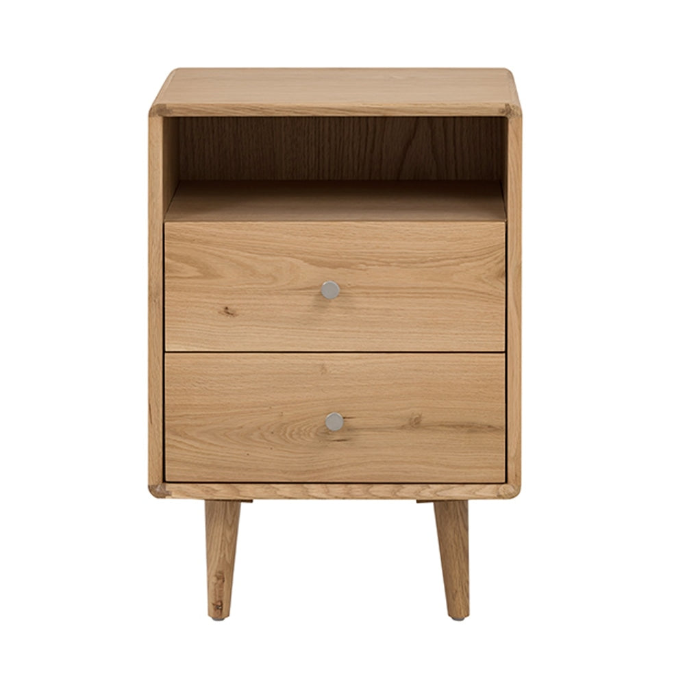 Niche Nightstand Bedside Table Wooden Storage Cabinet - Natural Fast shipping On sale