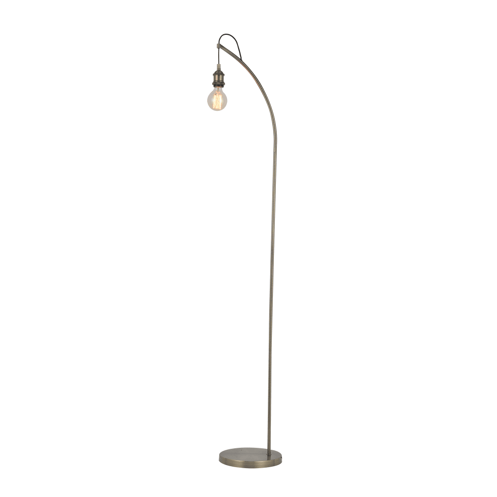 Nico Slim Standing Floor Lamp Drop Light - Antique Brass Fast shipping On sale