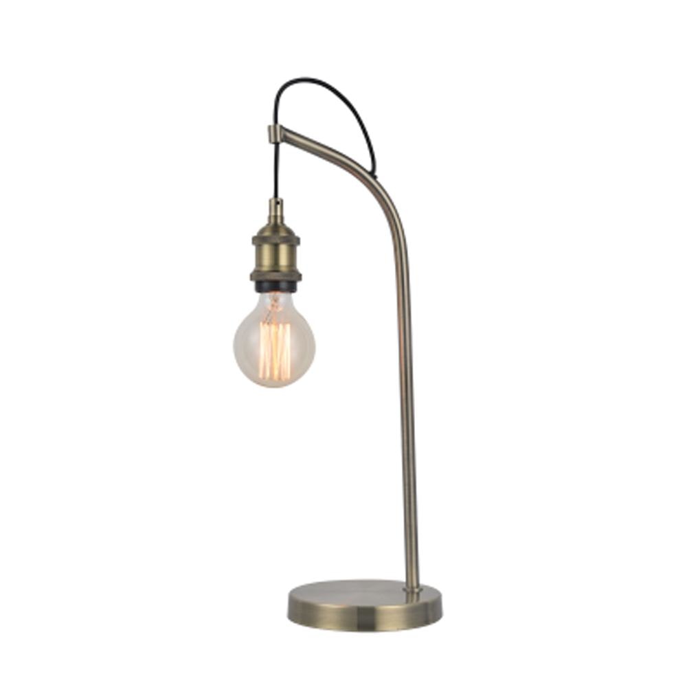 Nico Slim Table Desk Lamp Drop Light - Antique Brass Fast shipping On sale