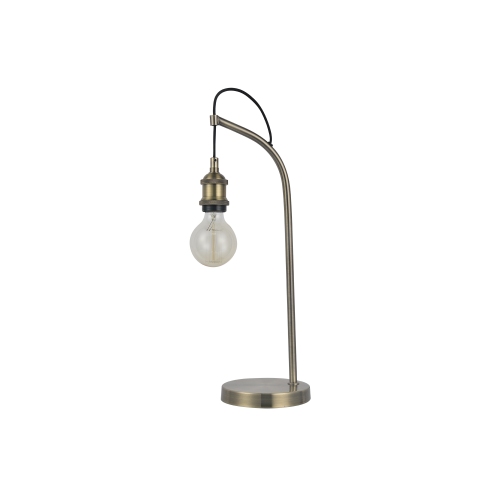 Nico Slim Table Desk Lamp Drop Light - Antique Brass Fast shipping On sale
