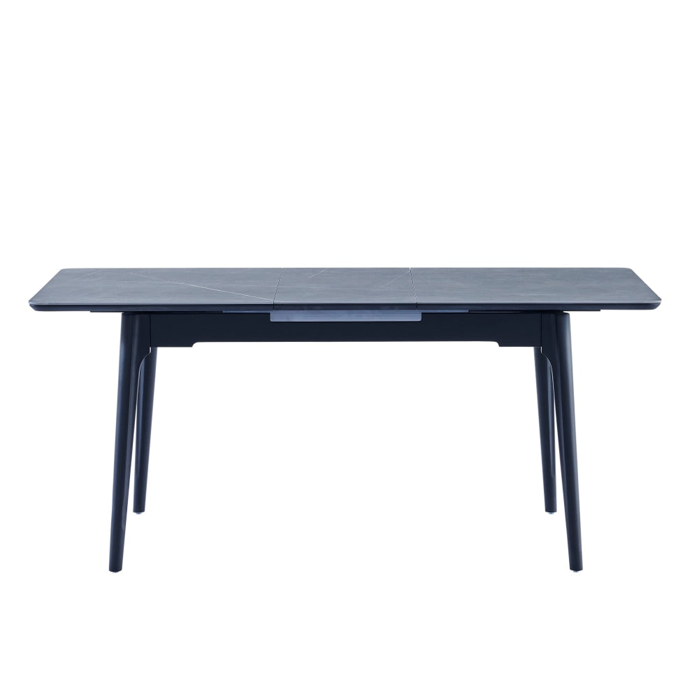 Niven Wooden Chinese Ceramic Rectangular Extension Dining Table 140-180cm - Bulgarian Grey Fast shipping On sale