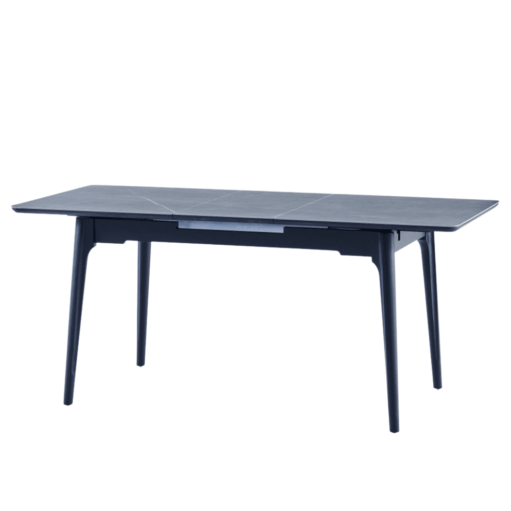 Niven Wooden Chinese Ceramic Rectangular Extension Dining Table 140-180cm - Bulgarian Grey Fast shipping On sale