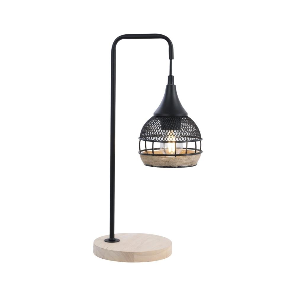 Noble Modern Elegant Table Lamp Desk Light - Black & Natural Fast shipping On sale