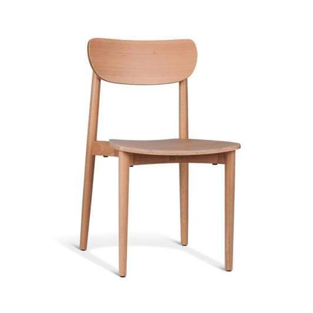Nord Notodden Dining Chair - Natural Frame - Timber Seat Fast shipping On sale