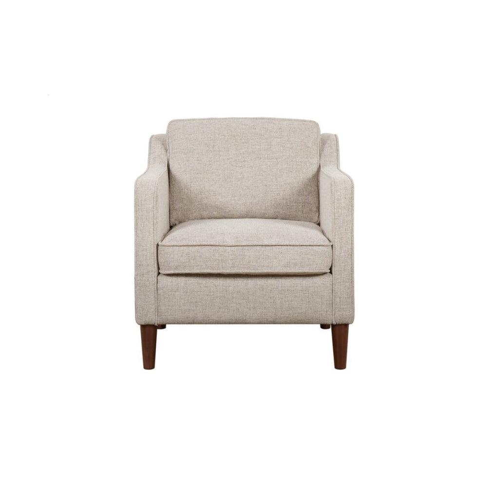 Norse 1-Seater Fabric Sofa Accent Relaxing Lounge Chair - Bone Fast shipping On sale