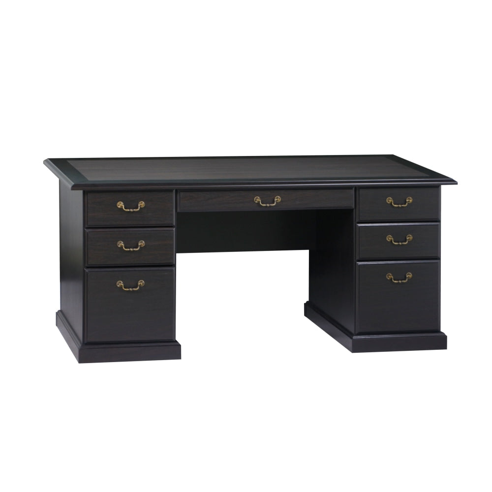 Norwich Executive Manager Study Computer Office Desk 160cm - Black Oak Fast shipping On sale