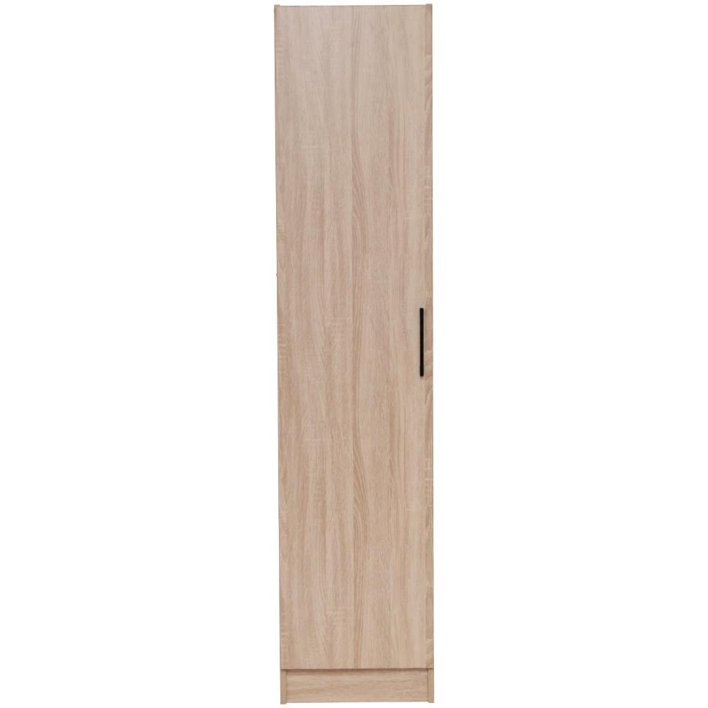 Nova 1-Door Multi-Purpose 5-Tier Cupboard Storage Cabinet - Light Sonoma Oak Fast shipping On sale