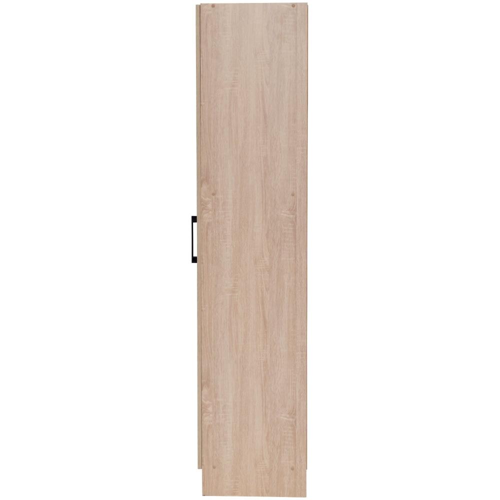 Nova 1 - Door Multi - Purpose 5 - Tier Cupboard Storage Cabinet - Light Sonoma Oak Fast shipping On sale