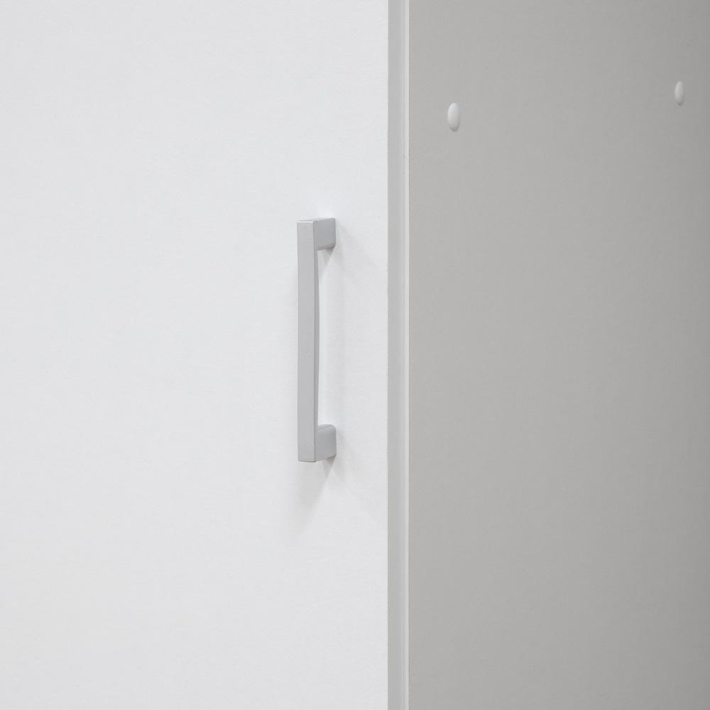 Nova 2-Door Multi-Purpose Broom Cleaning Cupboard Storage Cabinet - White Fast shipping On sale