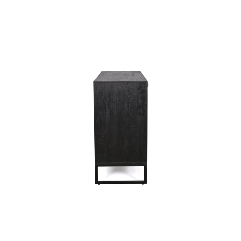 Oban Modern Chest of 6-Drawers Dresser Storage Cabinet - Black Of Drawers Fast shipping On sale