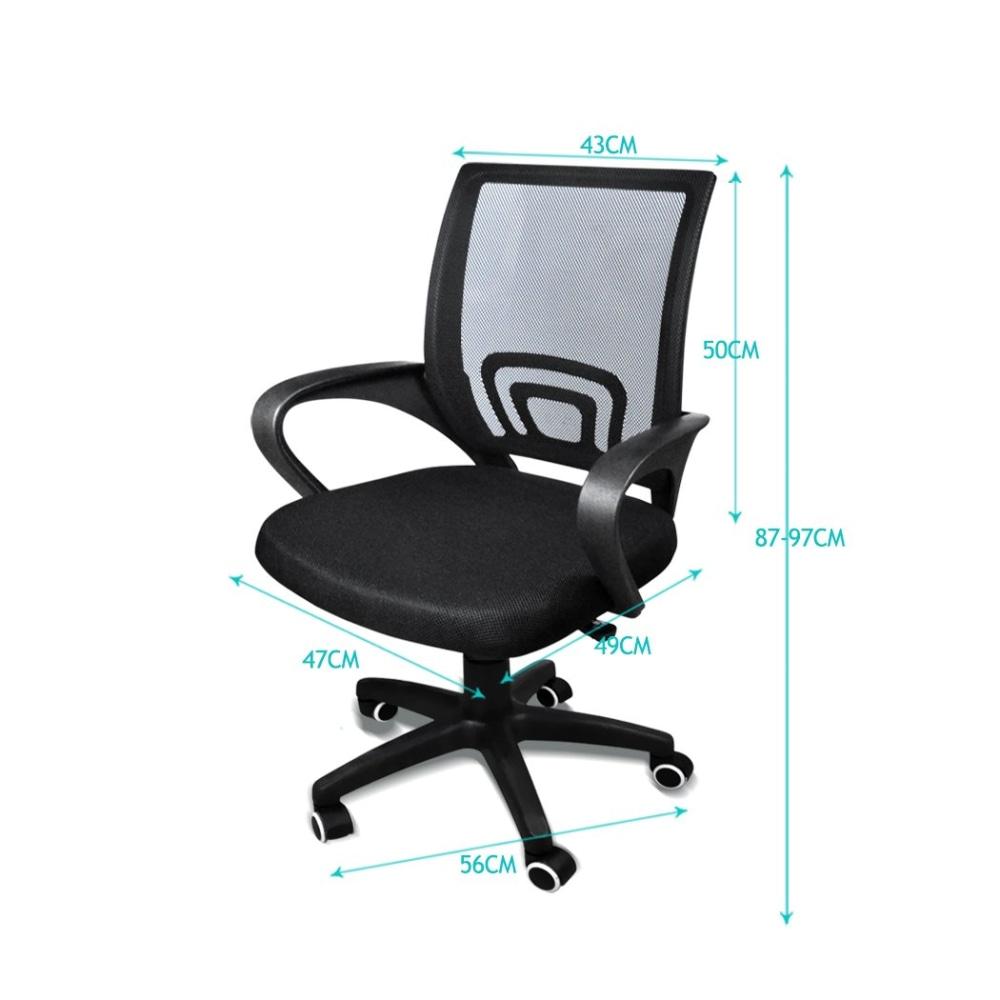 Office Chair With Armrest Mesh Gaming Computer Executive Seating Black Fast shipping On sale