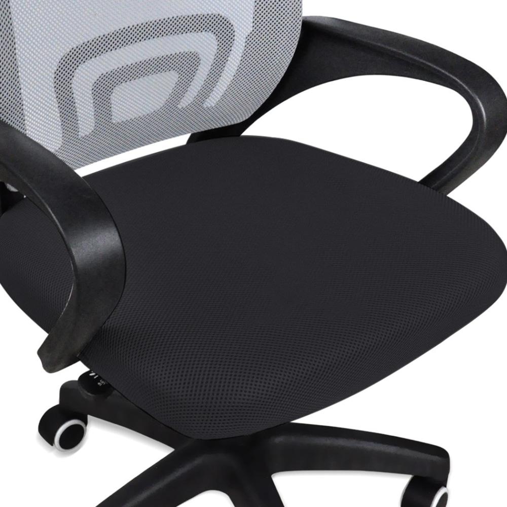 Office Chair With Armrest Mesh Gaming Computer Executive Seating Grey Fast shipping On sale