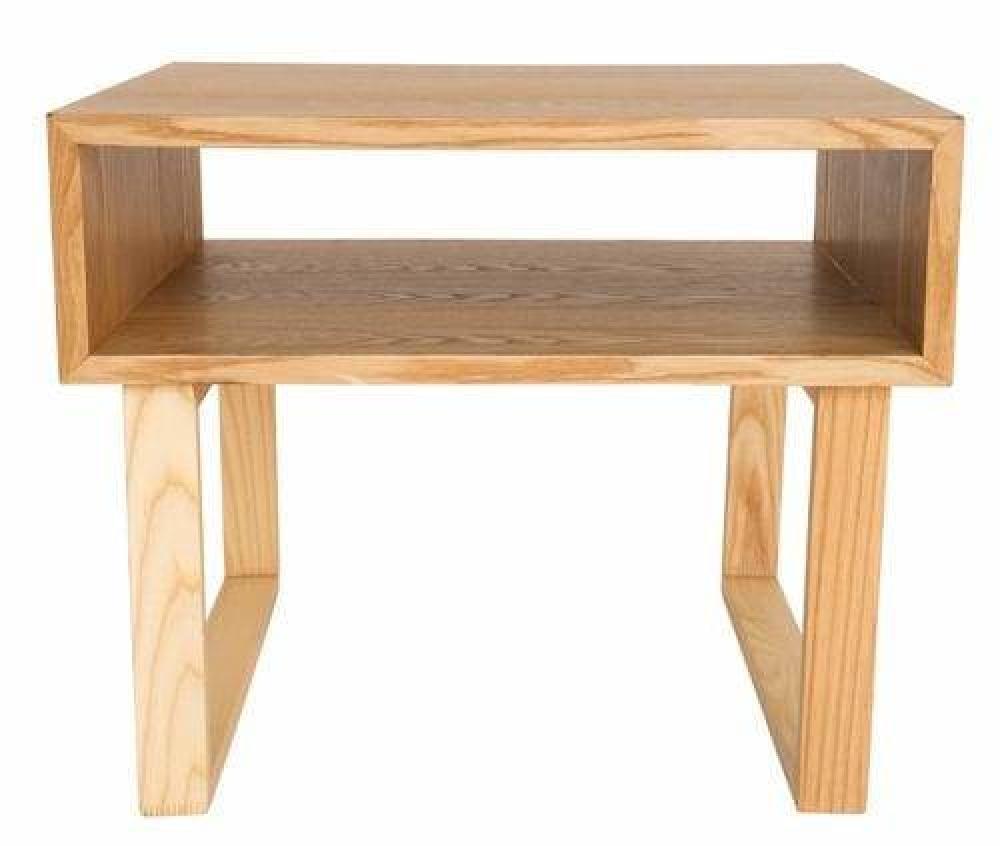 Oliver Bed Side Table - Natural Fast shipping On sale