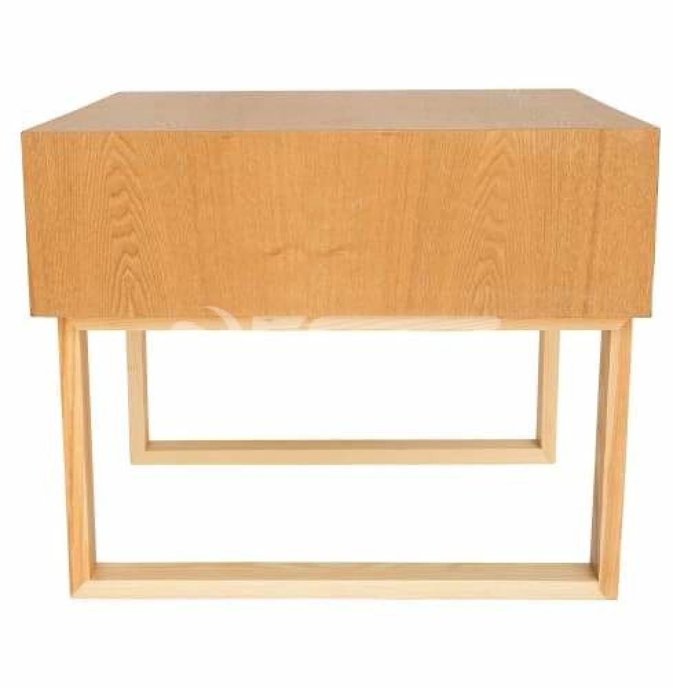 Oliver Bed Side Table - Natural Fast shipping On sale