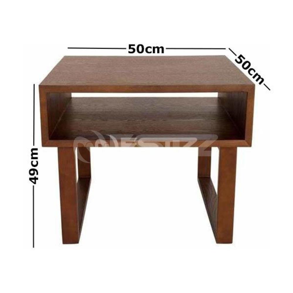 Oliver Bed Side Table - Walnut Fast shipping On sale