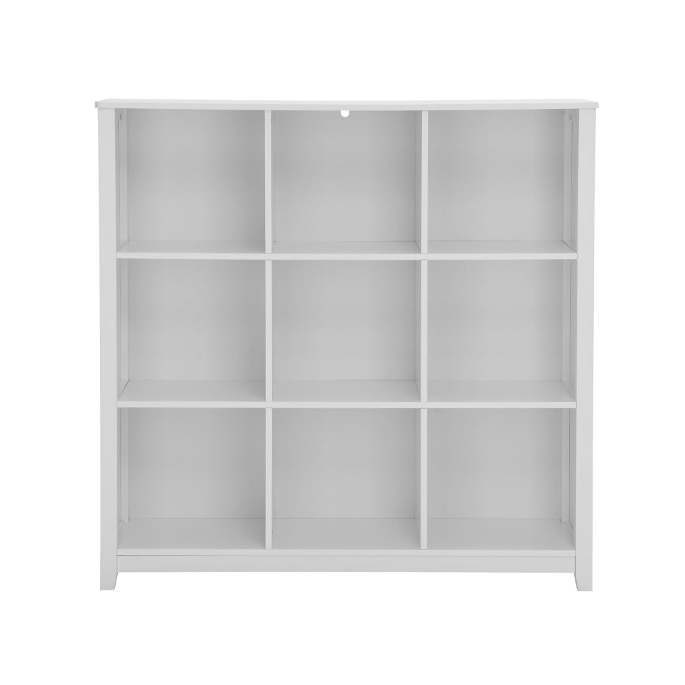 Oliver Modern 3-Tier 9-Cube Bookcase Display Cabinet - White Fast shipping On sale