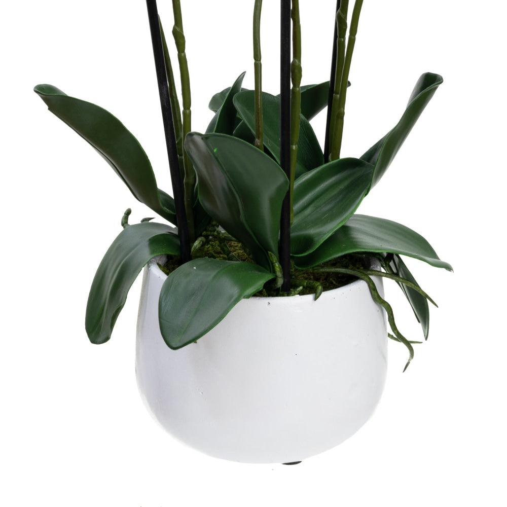 Orchid Artificial Fake Plant Decorative Arrangement 48cm In Pot Fast shipping On sale