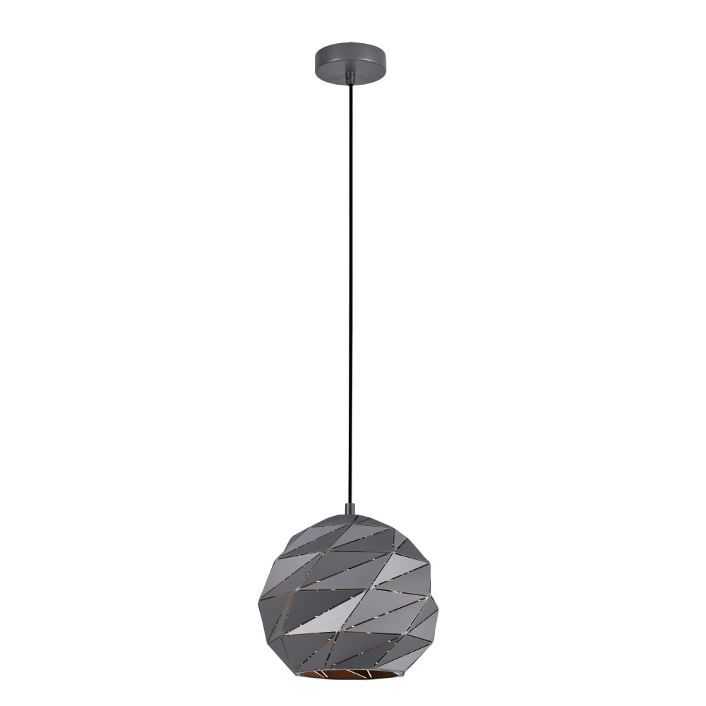 ORIGAMI Pendant Lamp Light Interior ES 60W Matte Grey Dome Small Iron OD220mm x H3215mm Fast shipping On sale