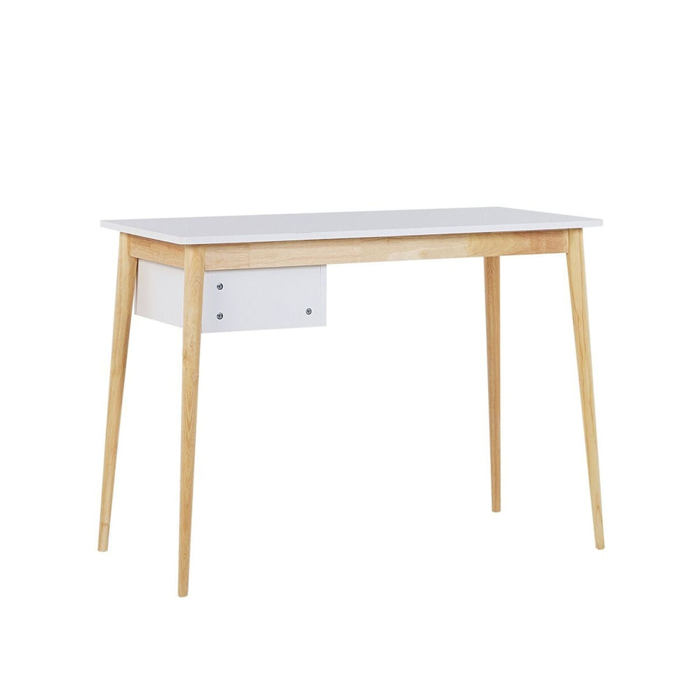 Orion Home Office Study Writing Desk W/ 1-Drawer - Natural & White Fast shipping On sale