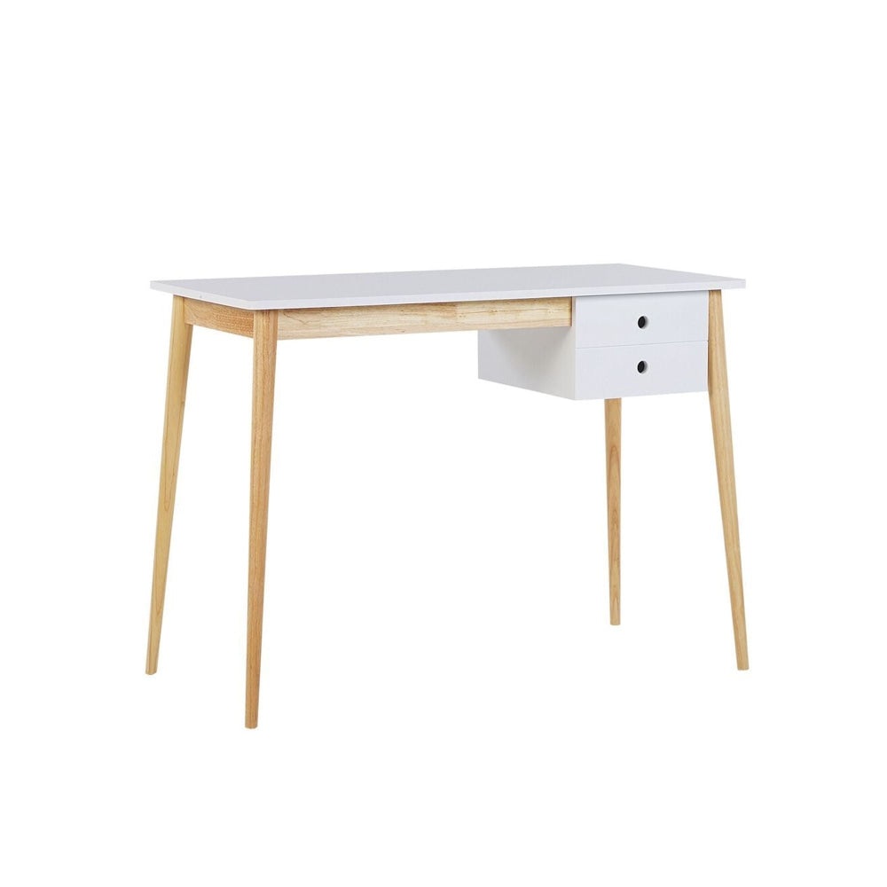 Orion Home Office Study Writing Desk W/ 1-Drawer - Natural & White Fast shipping On sale