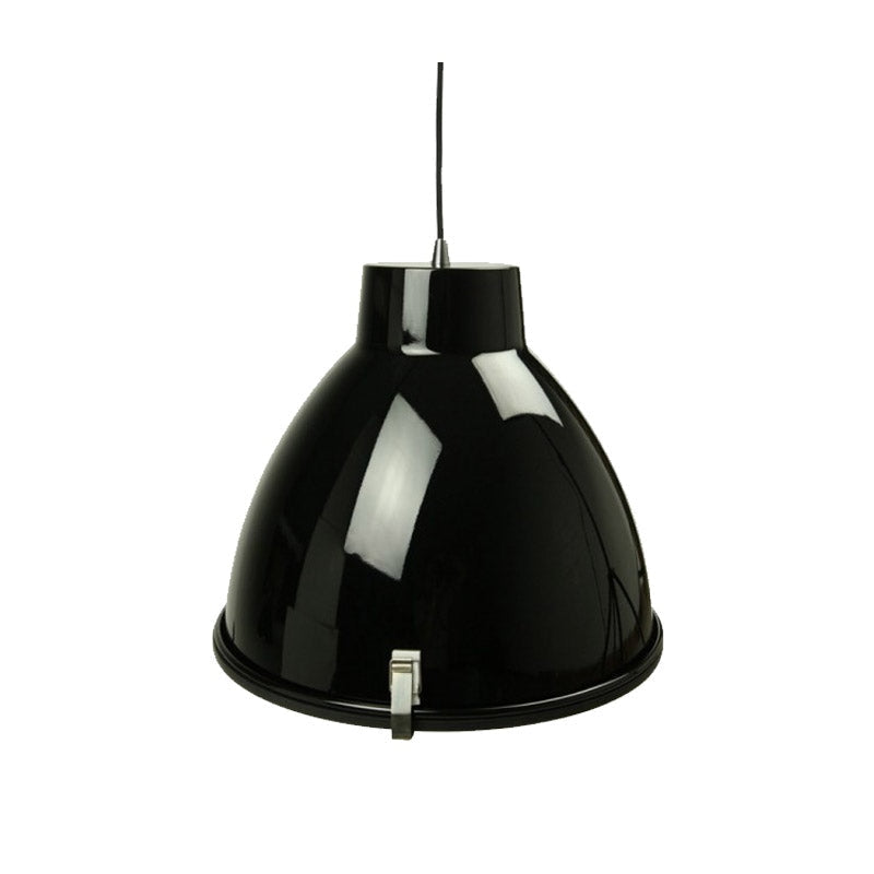 Orin Classic Industrial Metal with Acrylic Cover Pendant Light Lamp - Black Fast shipping On sale