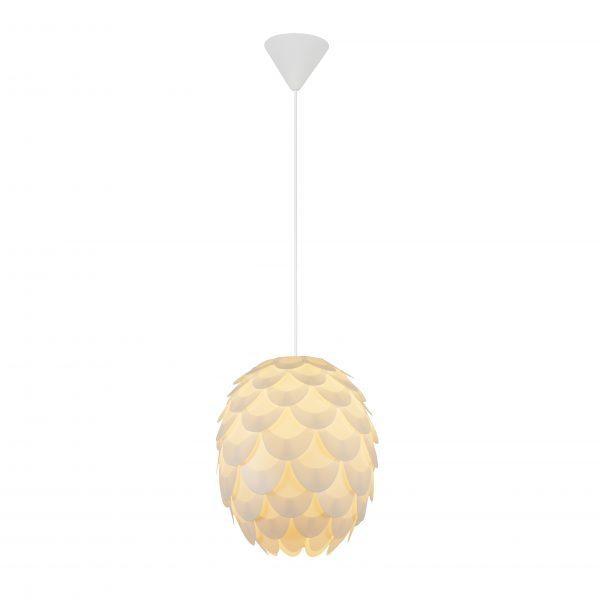 Orion PVC Hanging Pendant Lamp Oval Shape - White Fast shipping On sale
