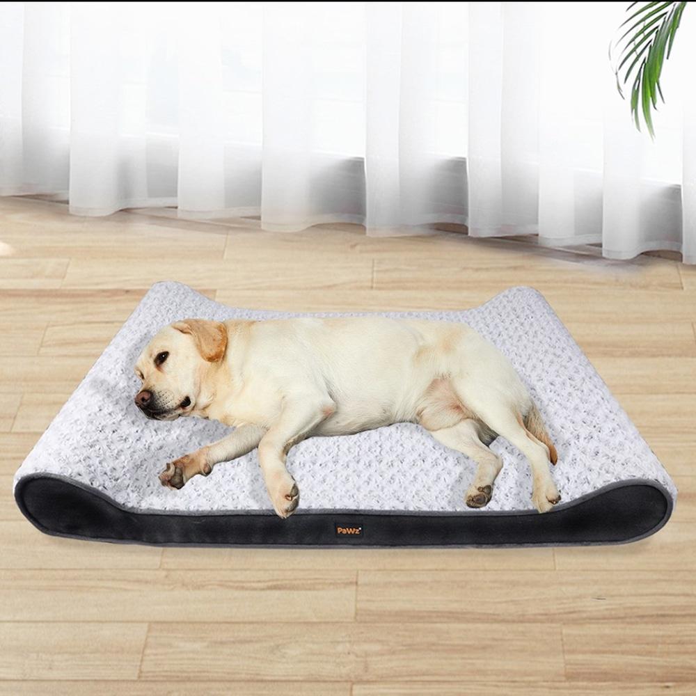 Orthopedic Dog Bed With Memory Foram Warm Mattress Plush Large Pet Supplies Fast shipping On sale