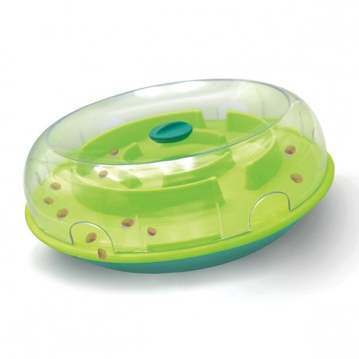 Outward Hound Wobble Bowl Treat Puzzle Games Green Level 1 Pet Toys Dog Cares Fast shipping On sale
