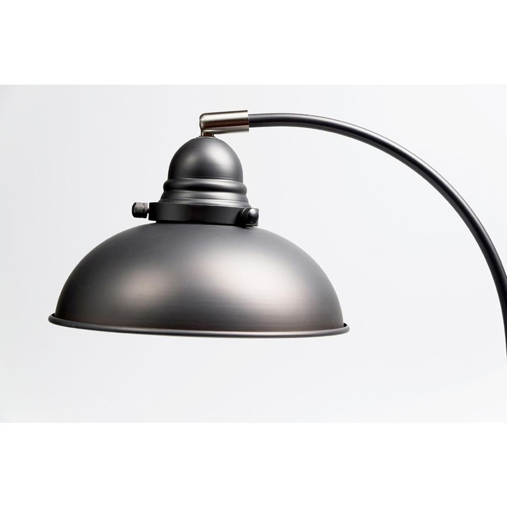 Oxford Modern Scandinavian Curved Arc Table Lamp - Antique Chrome Fast shipping On sale