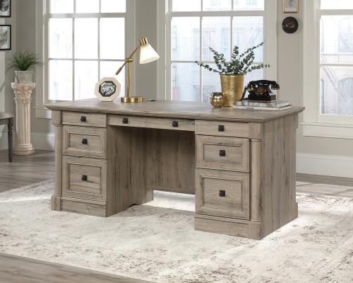 Palladia Executive Manager Office Desk - Split Oak Fast shipping On sale
