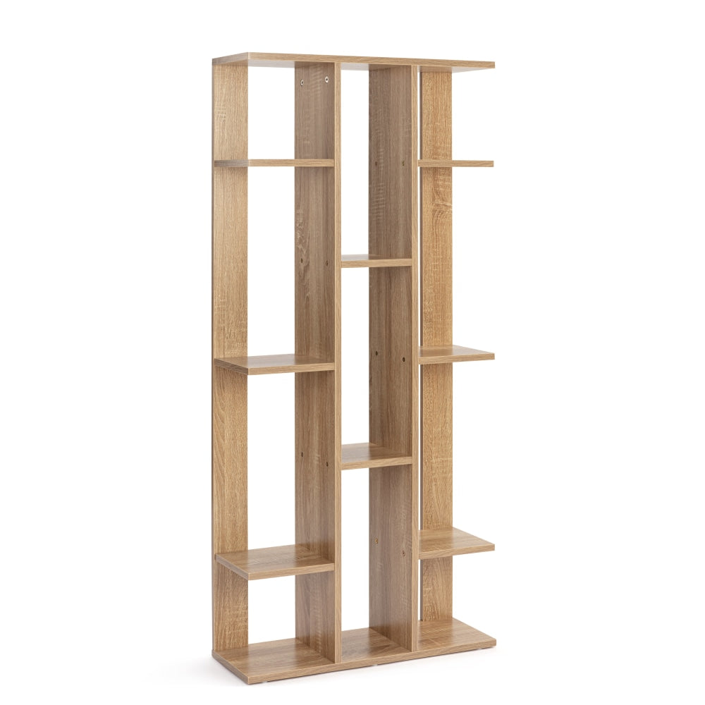 Pam Planter Display Shelf Tall Large - Oak Bookcase Fast shipping On sale