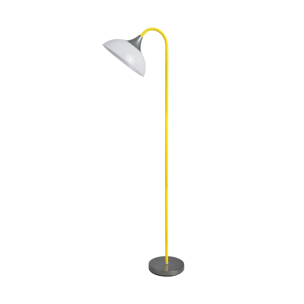 Park Modern Elegant Free Standing Reading Light Floor Lamp - Yellow Fast shipping On sale