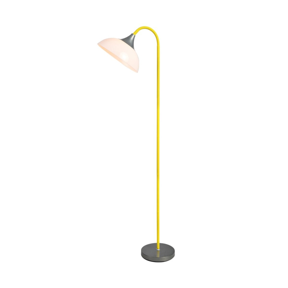 Park Modern Elegant Free Standing Reading Light Floor Lamp - Yellow Fast shipping On sale