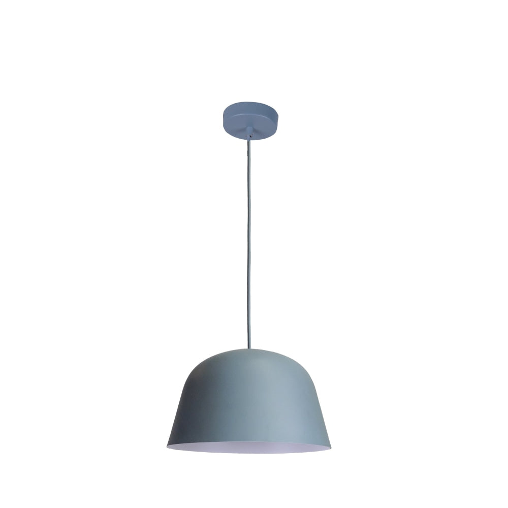 PASTEL Pendant Lamp Light Interior ES Matte Blue Angled Dome OD250mm Fast shipping On sale