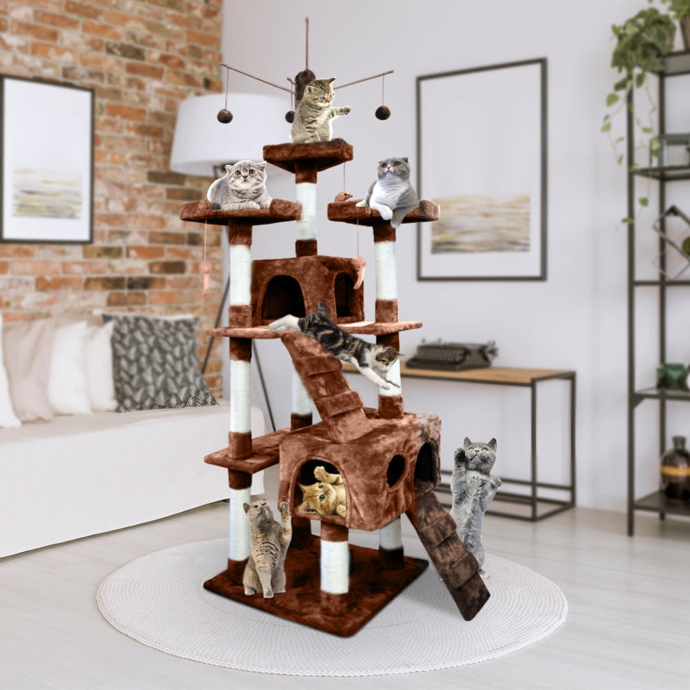 PaWz 2.1M Cat Scratching Post Tree Gym House Condo Furniture Scratcher Tower Cares Fast shipping On sale