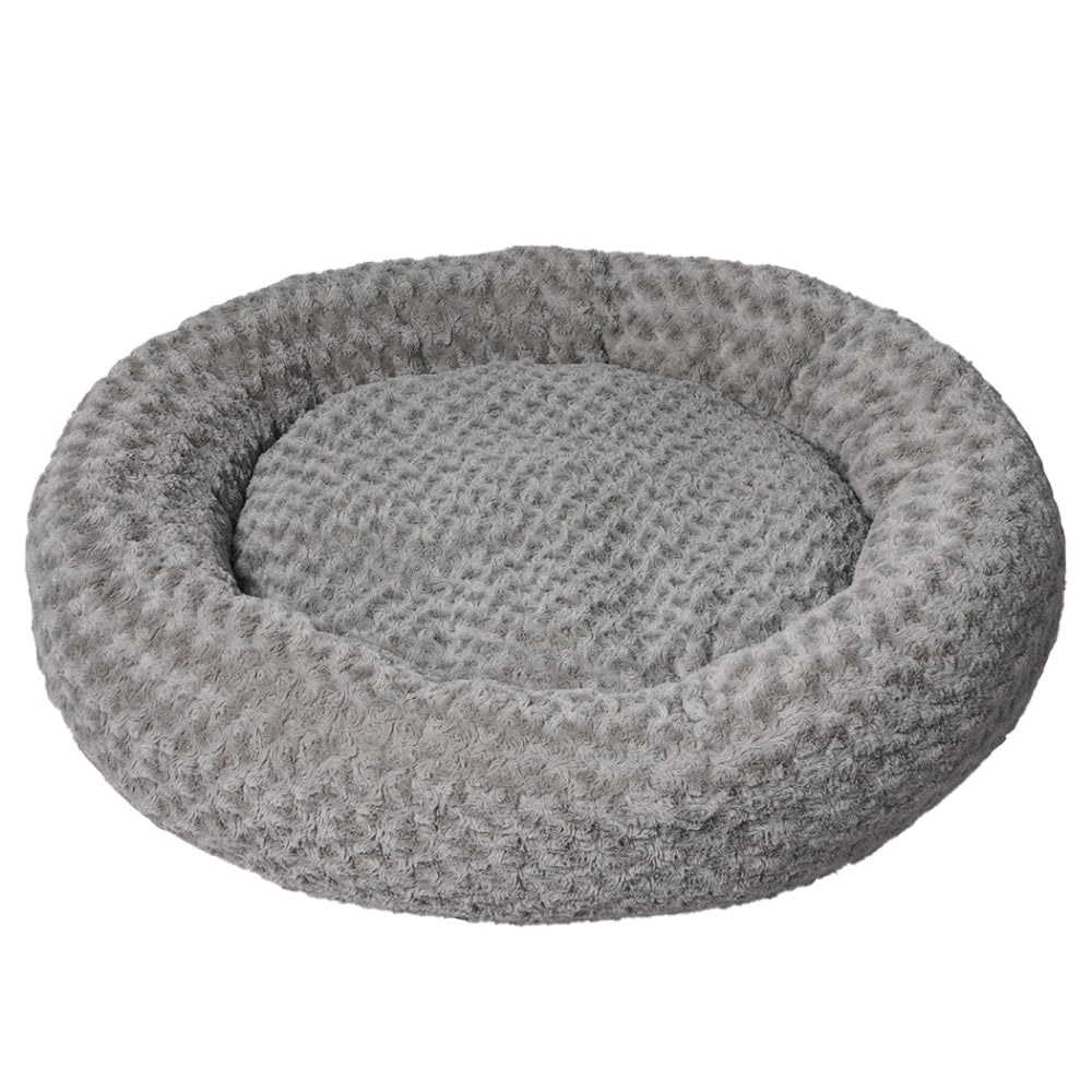 PaWz Calming Dog Bed Warm Soft Plush Sofa Pet Cat Cave Washable Portable Grey XL Cares Fast shipping On sale