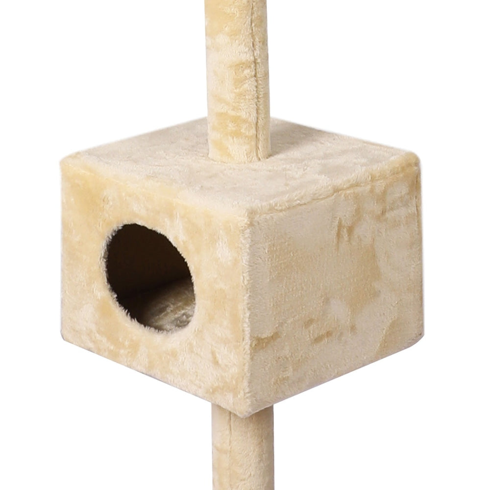 PaWz Cat Scratching Post Tree Cubby House Condo Furniture Scratcher 248-288 High Cares Fast shipping On sale