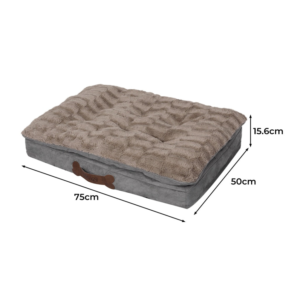 PaWz Dog Calming Bed Pet Cat Removable Cover Washable Orthopedic Memory Foam S Cares Fast shipping On sale