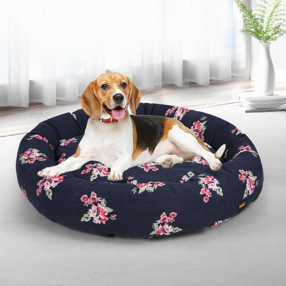 PaWz Dog Calming Bed Pet Cat Washable Portable Round Kennel Summer Outdoor L Cares Fast shipping On sale