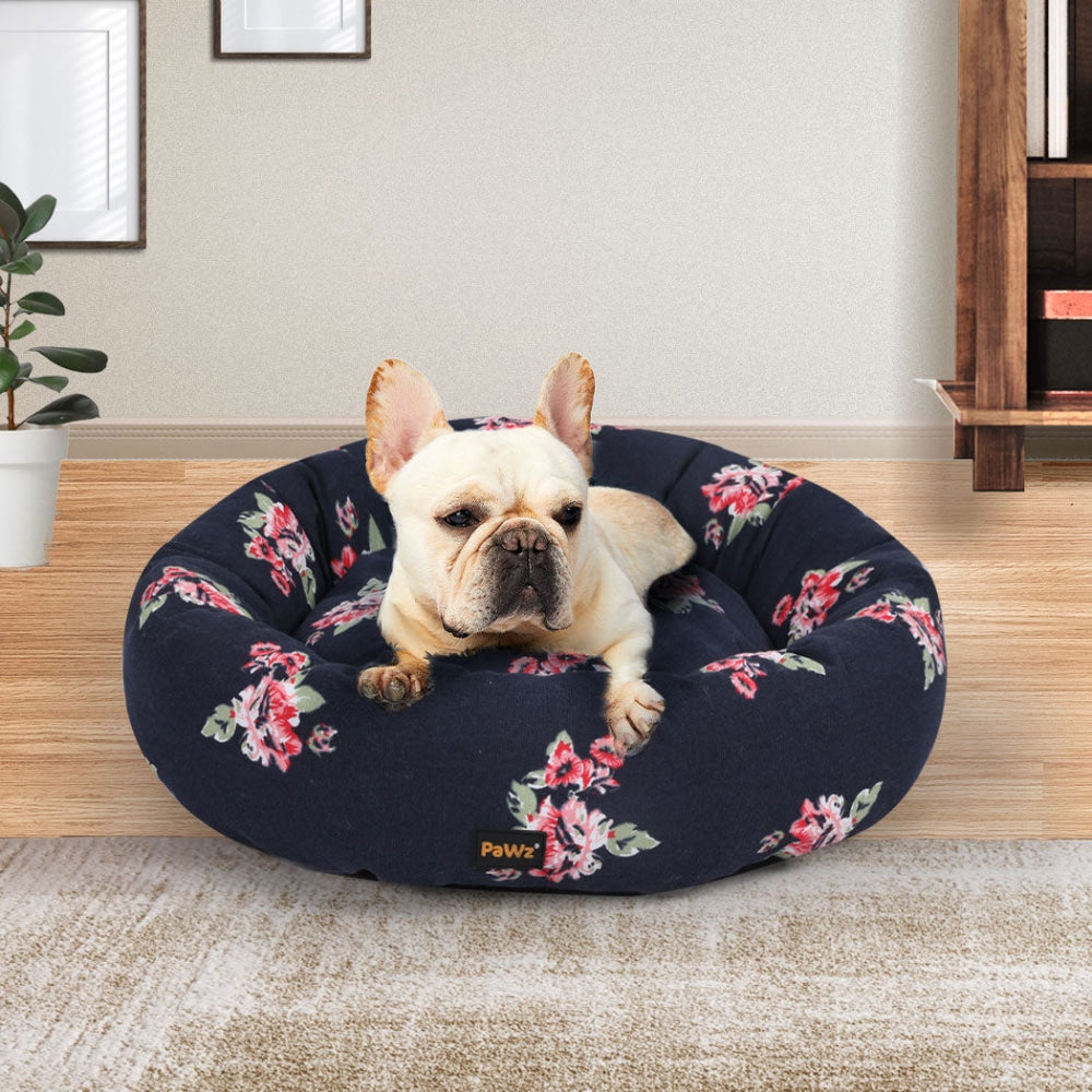 PaWz Dog Calming Bed Pet Cat Washable Portable Round Kennel Summer Outdoor S Cares Fast shipping On sale