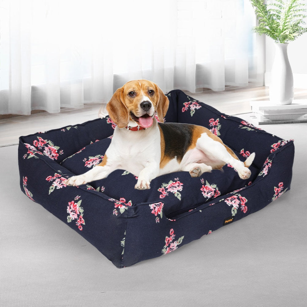 PaWz Dog Calming Bed Pet Cat Washable Removable Cover Double-Sided Cushion XL Cares Fast shipping On sale