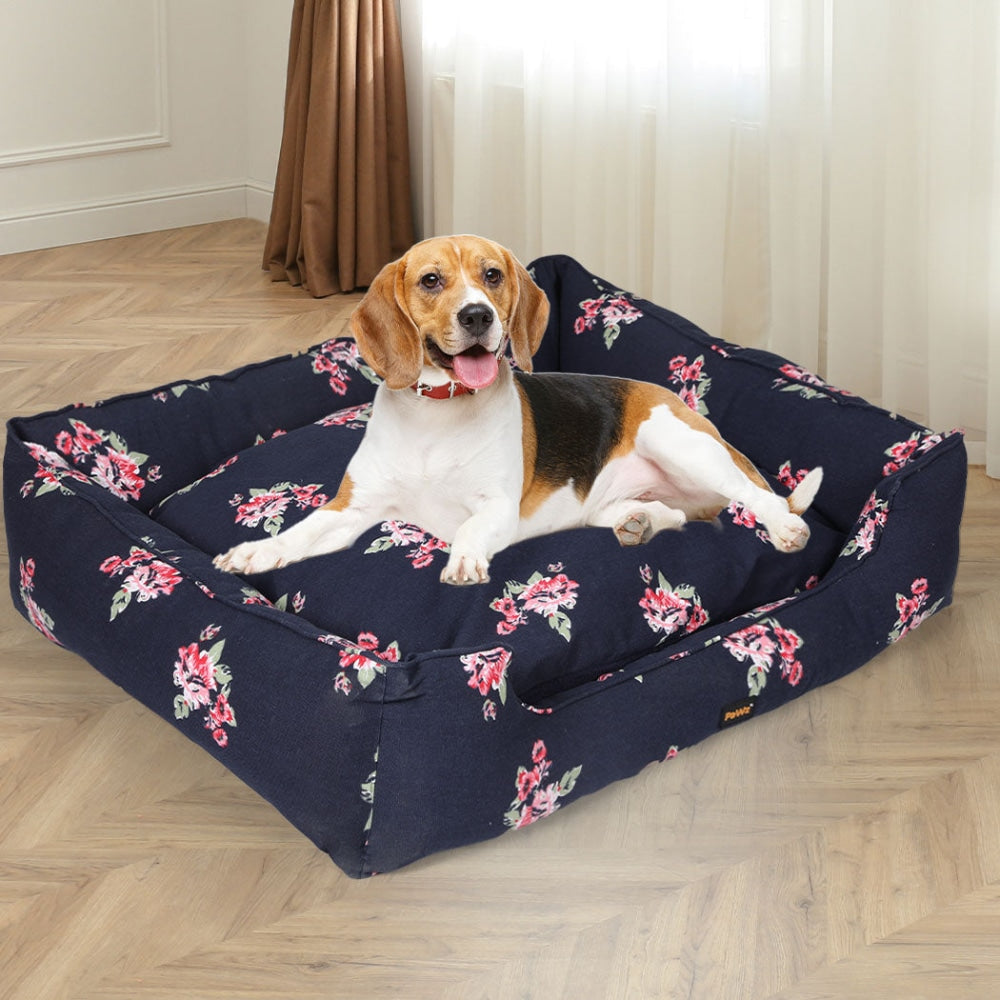 PaWz Dog Calming Bed Pet Cat Washable Removable Cover Double-Sided Cushion XL Cares Fast shipping On sale