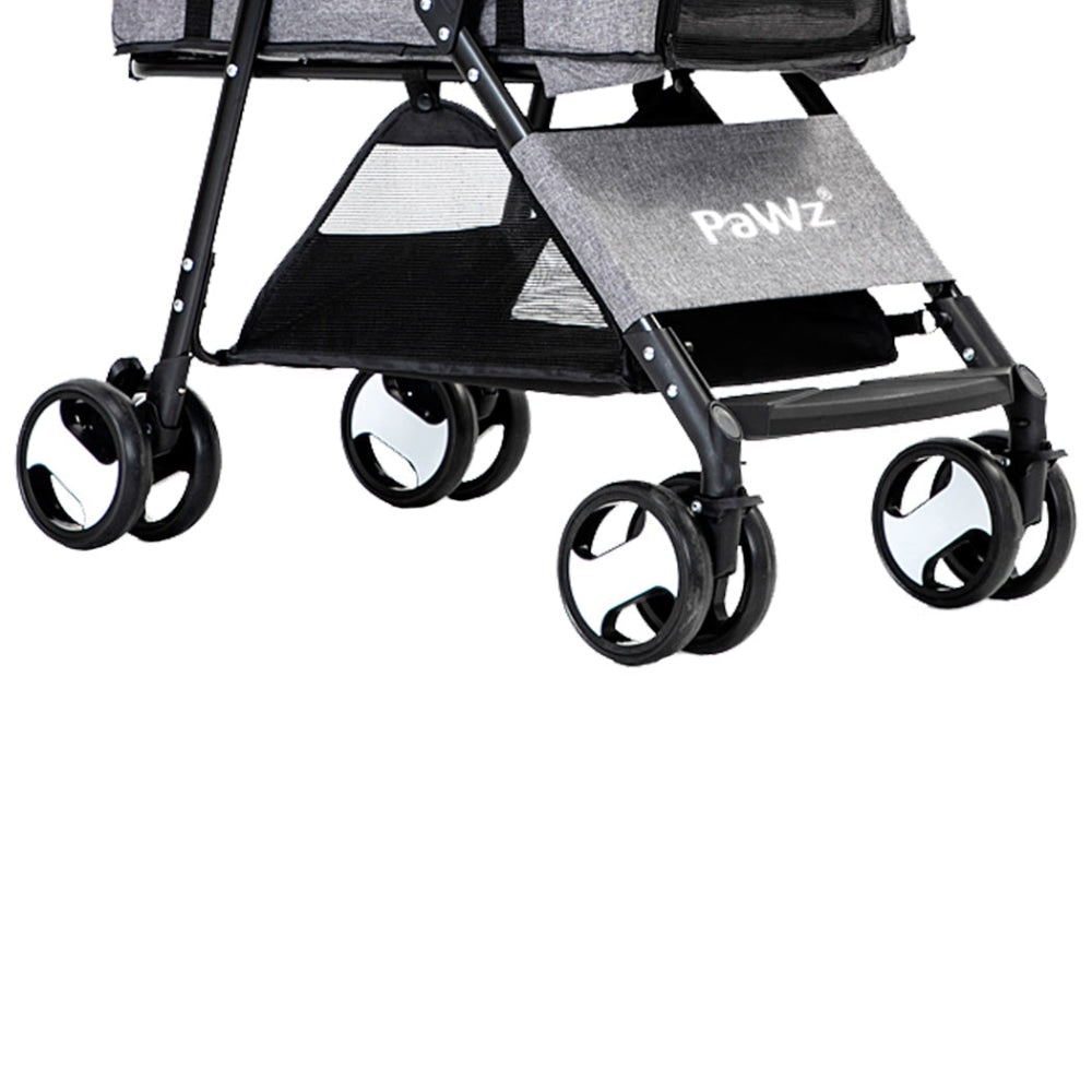 PaWz Large Pet Stroller Dog Cat Travel Carrier Pram Foldable Pushchair Outdoor Cares Fast shipping On sale